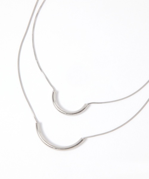 GLOBAL WORK(グローバルワーク)の「ステンレスアソートバーネックレス/635200(ネックレス・レディース・シルバー/ゴールド系その他/シルバー系その他/ゴールド・FREE)」の1枚目の写真