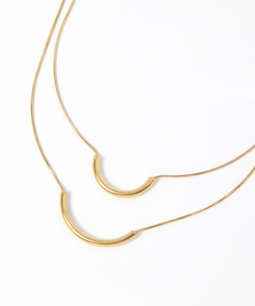 GLOBAL WORK(グローバルワーク)の「ステンレスアソートバーネックレス/635200(ネックレス・レディース・シルバー/ゴールド系その他/シルバー系その他/ゴールド・FREE)」の4枚目の写真