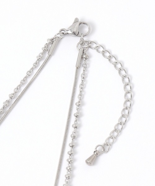 GLOBAL WORK(グローバルワーク)の「ステンレスアソートバーネックレス/635200(ネックレス・レディース・シルバー/ゴールド系その他/シルバー系その他/ゴールド・FREE)」の6枚目の写真