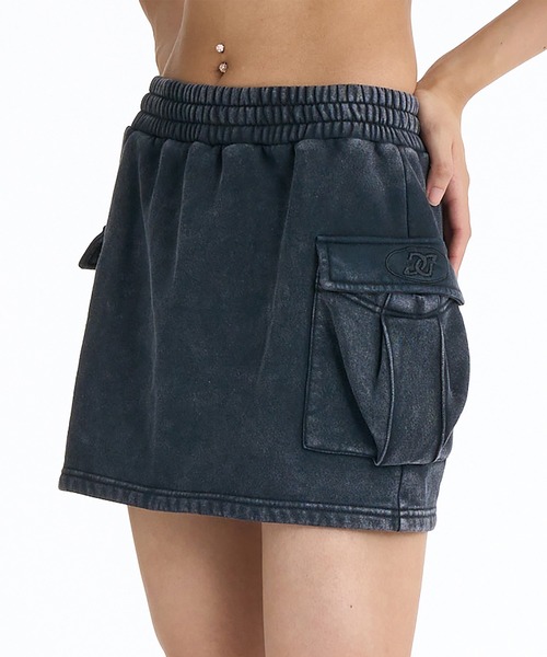 DC(ディーシー)の「DC/ディーシー レディース ミニスカート 26 WS HIDDEN SKIRT LSK261308(スカート・レディース・スミクロ/カモフラージュ・M)」の1枚目の写真