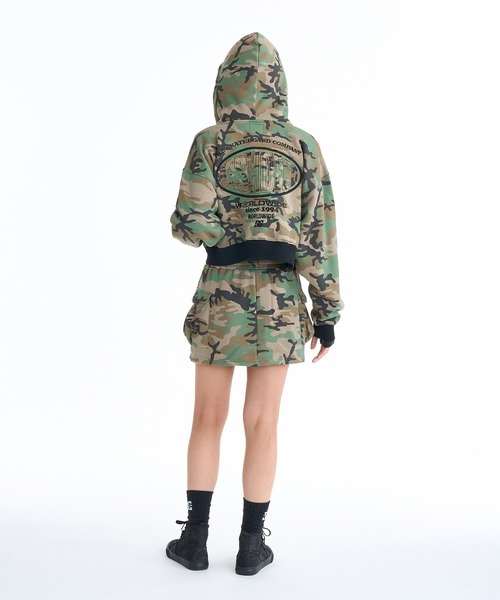 DC(ディーシー)の「DC/ディーシー レディース ミニスカート 26 WS HIDDEN SKIRT LSK261308(スカート・レディース・スミクロ/カモフラージュ・M)」の7枚目の写真