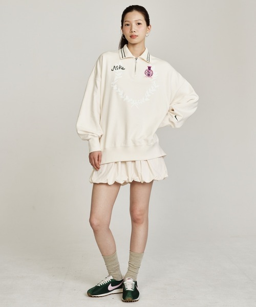NIKE(ナイキ)の「ナイキ スポーツウェア ウィメンズ ルーズ バブル スカート / Nike Sportswear Women's Loose Bubble Skirt IQ0062-102 Chalk(スカート・レディース・ホワイト系その他2・XL/L/XS/M/S)」の2枚目の写真