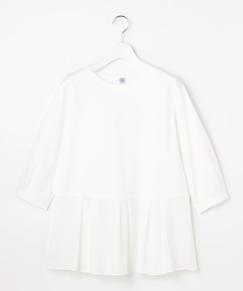 J.PRESS（ジェイプレス）の「レイヤードフレア カットソー（Tシャツ/カットソー・レディース・ホワイト系1/ホワイト系・T13）」の8枚目の写真