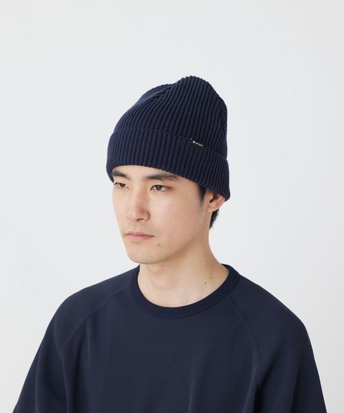 Snow Peak(スノーピーク)の「Snow Peak / Pe/Co Knit Cap ニット キャップ 帽子(キャップ・メンズ・ダークネイビー/ブラウン/ブルー/アイボリー・ONE SIZE)」の1枚目の写真