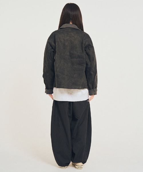 EFFECTEN(エフェクテン)の「mp14594-Type5 wide pants ワイドパンツ(efsal-20)(その他パンツ・メンズ・ストライプ・L/M)」の8枚目の写真