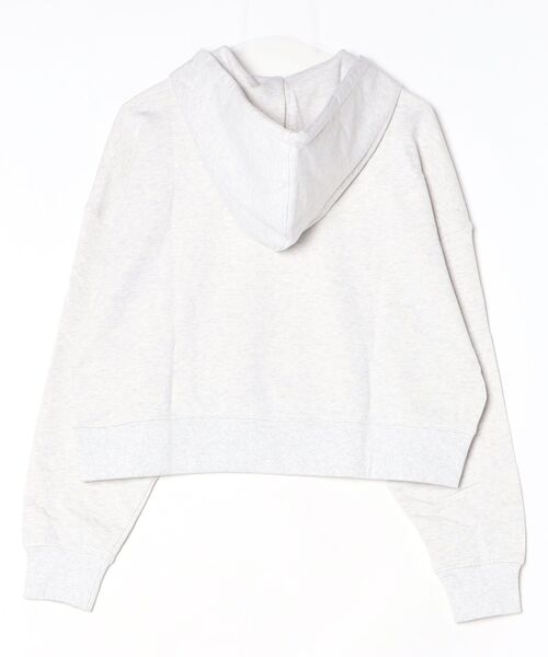 GUESS JEANS(ゲスジーンズ)の「GUESS JEANS Drop Shoulder Baker Cropped Hood パーカー(パーカー・レディース・グレー/ブラック・X-SMALL/SMALL/MEDIUM/LARGE)」の11枚目の写真