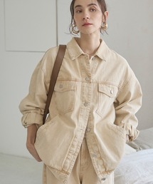 ANGIE（アンジー）の「【セットアップ対応】オーバサイズデニムジャケット / Gジャン（デニムジャケット）」