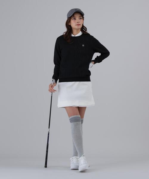 St ANDREWS（セントアンドリュース）の「【St ANDREWS】ドビーストレッチスカート（スカート・レディース・ホワイト/ブラック・S/M）」の10枚目の写真