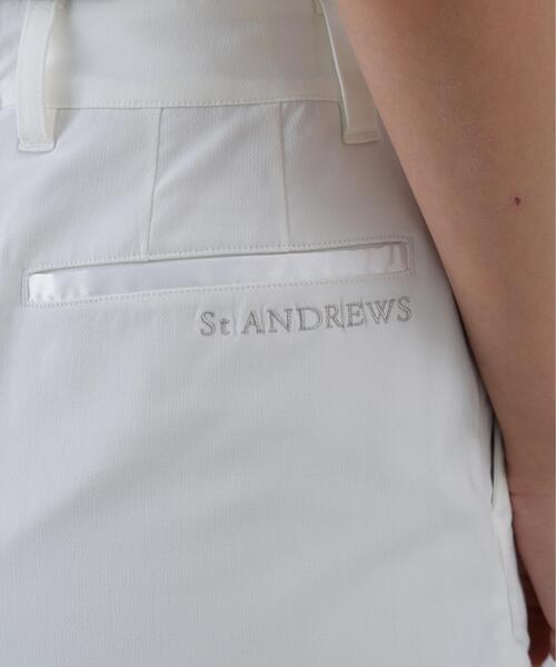 St ANDREWS（セントアンドリュース）の「【St ANDREWS】ドビーストレッチスカート（スカート・レディース・ホワイト/ブラック・S/M）」の9枚目の写真