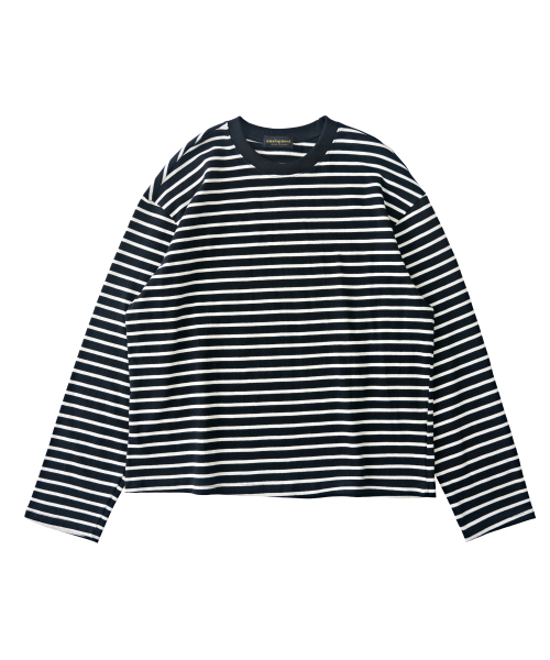 ANALOG MOOD（アナログムード）の「ストライプクラシックボーダー長袖Tシャツ（ブラック）（Tシャツ/カットソー・メンズ・その他・FREE）」の2枚目の写真