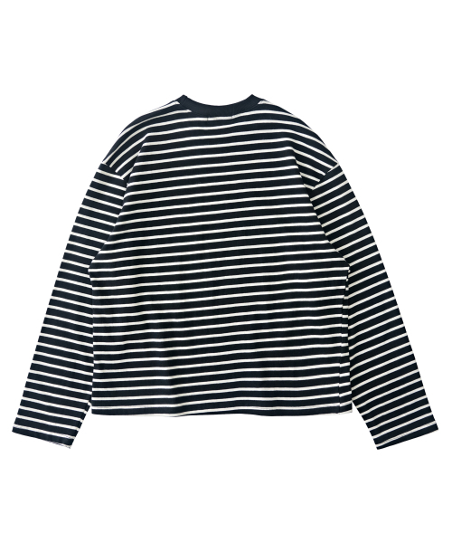 ANALOG MOOD（アナログムード）の「ストライプクラシックボーダー長袖Tシャツ（ブラック）（Tシャツ/カットソー・メンズ・その他・FREE）」の3枚目の写真