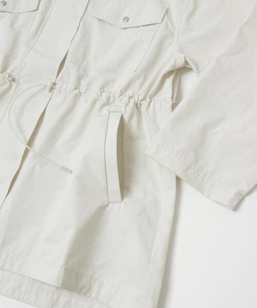 ITEMS URBANRESEARCH（アイテムズ アーバンリサーチ）の「ライトフーディーブルゾン（ブルゾン・レディース・ホワイト系その他/ブラック・FREE）」の3枚目の写真