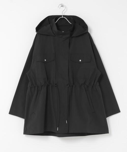 ITEMS URBANRESEARCH（アイテムズ アーバンリサーチ）の「ライトフーディーブルゾン（ブルゾン・レディース・ホワイト系その他/ブラック・FREE）」の12枚目の写真