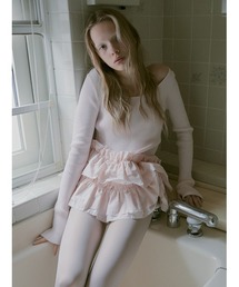 SORIN（ソリン　）の「Ruffled Hem Rib Top/ラッフルヘム リブトップ（ニット/セーター）」