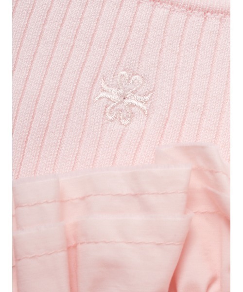 SORIN(ソリン )の「Ruffled Hem Rib Top/ラッフルヘム リブトップ(ニット/セーター・レディース・ライトピンク/ブラック/ダークグレー・38)」の12枚目の写真