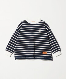 UNIVERSAL OVERALL | 【別注】<UNIVERSAL OVERALL>ボーダー ロングスリーブ / キッズ 100cm-130cm(Tシャツ/カットソー)