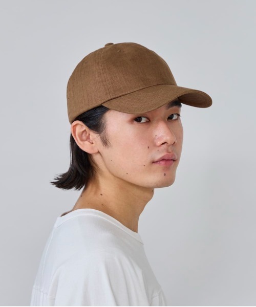 OVERRIDE(オーバーライド)の「OVERRIDE LINEN 6P CAP / オーバーライド(キャップ・メンズ・ベージュ/ライトグレー/ピンク/ブラウン/ブラック/ライトブルー・60cm/58cm)」の3枚目の写真