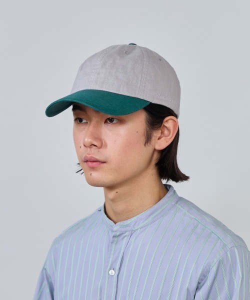 OVERRIDE(オーバーライド)の「OVERRIDE LINEN 6P CAP / オーバーライド(キャップ・メンズ・ベージュ/ライトグレー/ピンク/ブラウン/ブラック/ライトブルー・60cm/58cm)」の2枚目の写真