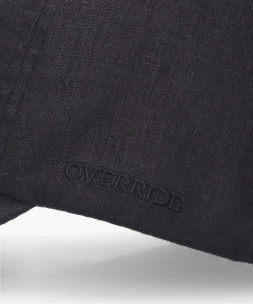 OVERRIDE(オーバーライド)の「OVERRIDE LINEN 6P CAP / オーバーライド(キャップ・メンズ・ベージュ/ライトグレー/ピンク/ブラウン/ブラック/ライトブルー・60cm/58cm)」の13枚目の写真