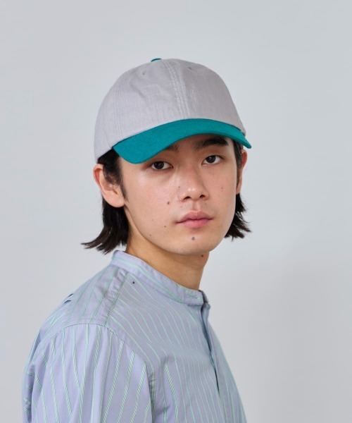 OVERRIDE(オーバーライド)の「OVERRIDE LINEN 6P CAP / オーバーライド(キャップ・メンズ・ベージュ/ライトグレー/ピンク/ブラウン/ブラック/ライトブルー・60cm/58cm)」の14枚目の写真