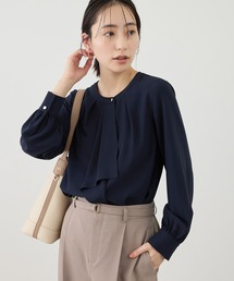 【WEB限定サイズ】配色アソートボウタイブラウス