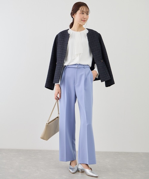ROPE' PICNIC(ロペピクニック)の「【WEB限定サイズ】配色アソートボウタイブラウス(シャツ/ブラウス・レディース・サックスブルー/ベージュ/ネイビー/ホワイト/ホワイト系その他・S/M/L)」の12枚目の写真