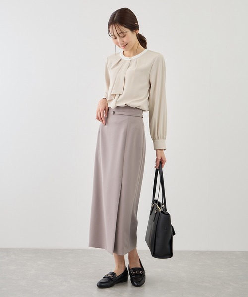 ROPE' PICNIC(ロペピクニック)の「【WEB限定サイズ】配色アソートボウタイブラウス(シャツ/ブラウス・レディース・サックスブルー/ベージュ/ネイビー/ホワイト/ホワイト系その他・S/M/L)」の17枚目の写真