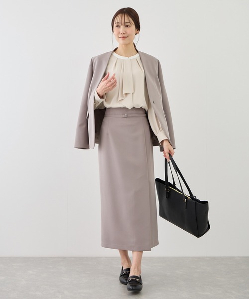 ROPE' PICNIC(ロペピクニック)の「【WEB限定サイズ】配色アソートボウタイブラウス(シャツ/ブラウス・レディース・サックスブルー/ベージュ/ネイビー/ホワイト/ホワイト系その他・S/M/L)」の19枚目の写真