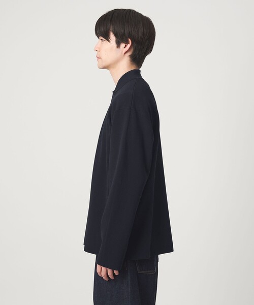 green label relaxing（グリーンレーベルリラクシング）の「スナップ ポロカラー カーディガン（カーディガン/ボレロ・メンズ・ネイビー/ベージュ・M/XL/S/L）」の14枚目の写真