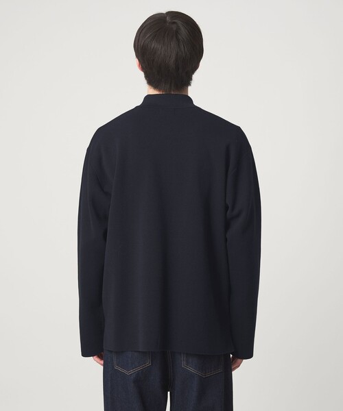 green label relaxing（グリーンレーベルリラクシング）の「スナップ ポロカラー カーディガン（カーディガン/ボレロ・メンズ・ネイビー/ベージュ・M/XL/S/L）」の15枚目の写真