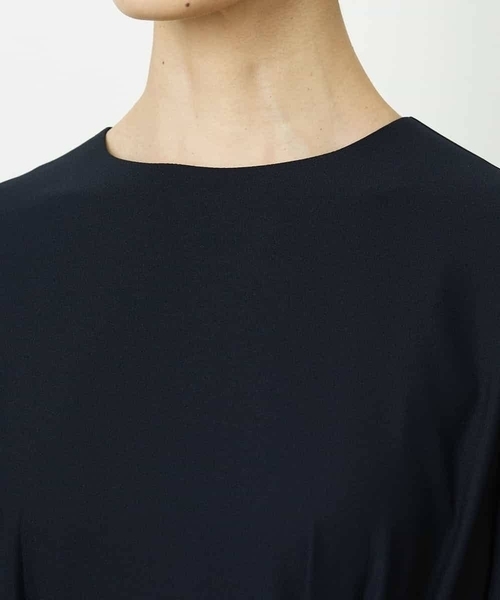 MICHEL KLEIN（ミッシェル・クラン）の「[オケージョン/セレモニー]ドレープワンピース（ワンピース・レディース・ブラック/ネイビー・38）」の22枚目の写真