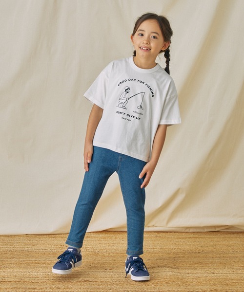 FOV（フォブ）の「FOV/フォブ FISHING Tシャツ（Tシャツ/カットソー・キッズ・ホワイト/チャコールグレー/サックスブルー・S/M/L/XL）」の4枚目の写真