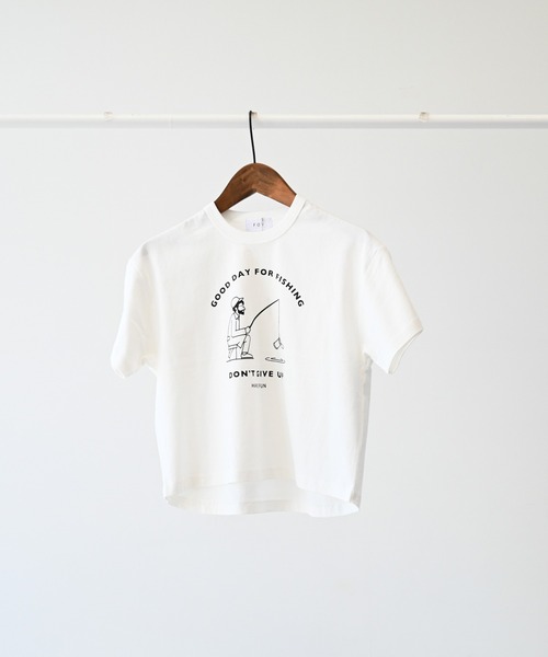 FOV（フォブ）の「FOV/フォブ FISHING Tシャツ（Tシャツ/カットソー・キッズ・ホワイト/チャコールグレー/サックスブルー・S/M/L/XL）」の7枚目の写真