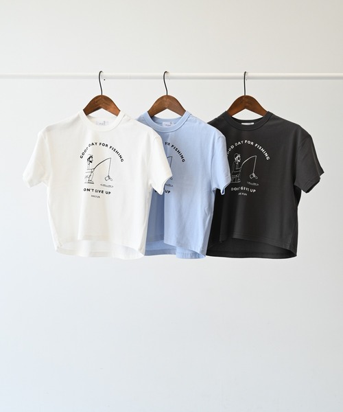 FOV（フォブ）の「FOV/フォブ FISHING Tシャツ（Tシャツ/カットソー・キッズ・ホワイト/チャコールグレー/サックスブルー・S/M/L/XL）」の13枚目の写真