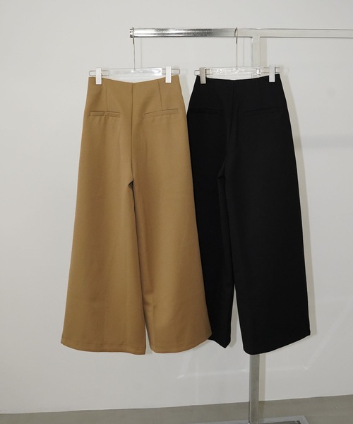 chuclla(チュクラ)の「サイドベルト タックワイドパンツ chw26s111(その他パンツ・レディース・ブラック/ベージュ・M/L/S)」の18枚目の写真