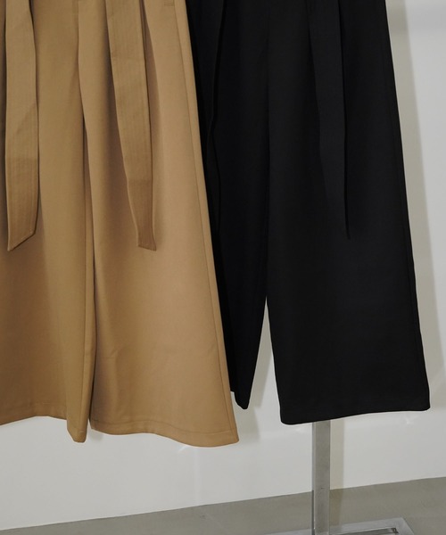 chuclla(チュクラ)の「サイドベルト タックワイドパンツ chw26s111(その他パンツ・レディース・ブラック/ベージュ・M/L/S)」の21枚目の写真