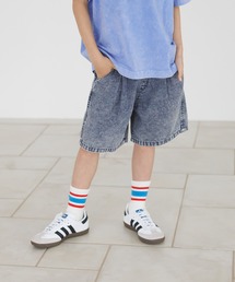 BAYFLOW | [長いシーズン活躍!]ヴィンテージライクデニムショーツ(KIDS)(デニムパンツ)