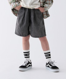 BAYFLOW | [長いシーズン活躍!]ヴィンテージライクデニムショーツ(KIDS)(デニムパンツ)