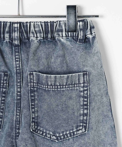 BAYFLOW（ベイフロー）の「[長いシーズン活躍!]ヴィンテージライクデニムショーツ(KIDS)（デニムパンツ・キッズ・ブルー/ブラック・110cm/150cm/140cm/130cm/120cm）」の4枚目の写真