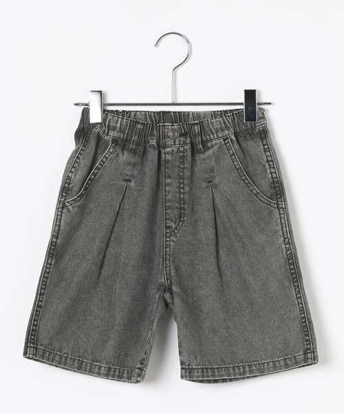 BAYFLOW（ベイフロー）の「[長いシーズン活躍!]ヴィンテージライクデニムショーツ(KIDS)（デニムパンツ・キッズ・ブルー/ブラック・110cm/150cm/140cm/130cm/120cm）」の5枚目の写真