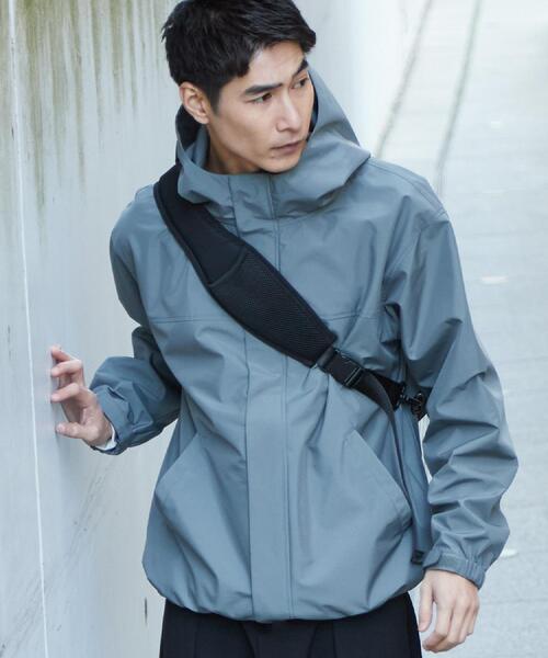 THE SHOP TK (ザ ショップ ティーケー )の「ツイル スリング ショルダーバック(ボディバッグ/ウエストポーチ・メンズ・ブラック/ダークグレー・00)」の8枚目の写真
