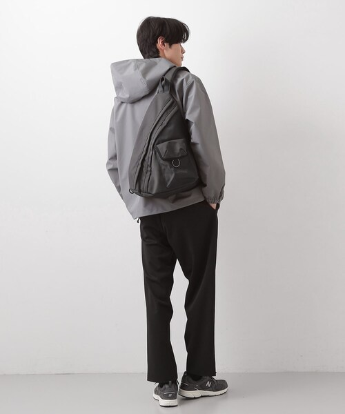 THE SHOP TK (ザ ショップ ティーケー )の「ツイル スリング ショルダーバック(ボディバッグ/ウエストポーチ・メンズ・ブラック/ダークグレー・00)」の13枚目の写真