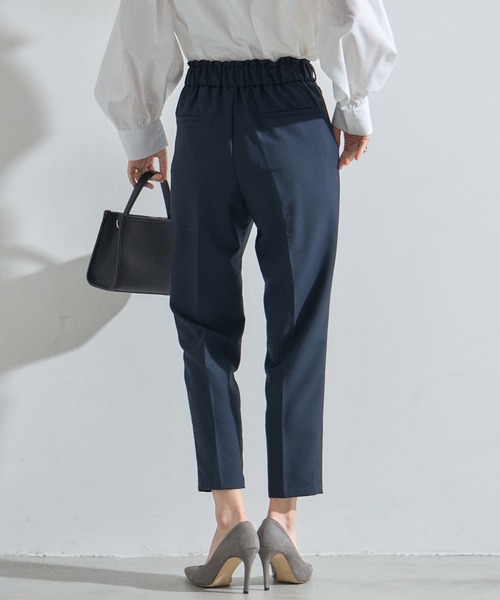 &. NOSTALGIA（アンドドットノスタルジア）の「美シルエットテーパードパンツ（セットアップ）（スラックス・レディース・ネイビー/ベージュ/ブラック・M）」の8枚目の写真