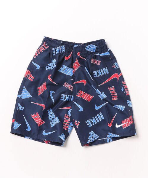 NIKE(ナイキ)の「NIKE/ナイキ ボーイズBアウトライン7ボレーショーツ キッズ 水着 トランクス NESSG814(水着・キッズ・ブルー/ブラック・130cm/150cm/140cm/160cm)」の2枚目の写真