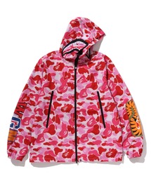 A BATHING APE（アベイシングエイプ）の「ABC CAMO SHARK HOODIE JACKET（ミリタリージャケット）」