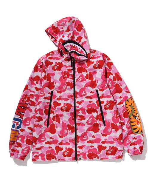 A BATHING APE（アベイシングエイプ）の「ABC CAMO SHARK HOODIE JACKET（ミリタリージャケット・メンズ・ブルー/グリーン・X-LARGE/MEDIUM/SMALL）」の5枚目の写真