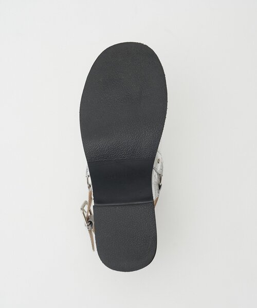 CIAOPANIC（チャオパニック）の「ストラップレザーサボ（その他シューズ・レディース・シルバー/ブラウン・MEDIUM/SMALL/LARGE）」の7枚目の写真