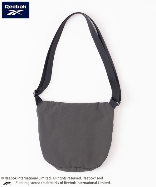 Reebok（リーボック）の「Reebok/リーボック ナイロンショルダーバッグ ドローコード  軽量 ボディバッグ（ボディバッグ/ウエストポーチ・メンズ・グレー系その他/ブラック/チャコール・FREE）」の6枚目の写真