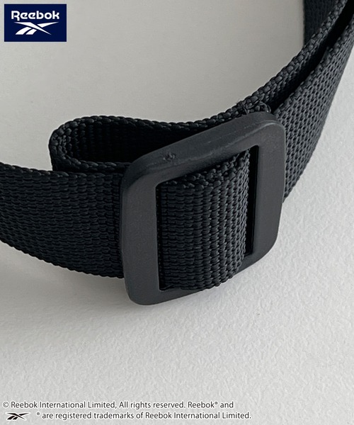 Reebok（リーボック）の「Reebok/リーボック ナイロンショルダーバッグ ドローコード  軽量 ボディバッグ（ボディバッグ/ウエストポーチ・メンズ・グレー系その他/ブラック/チャコール・FREE）」の11枚目の写真