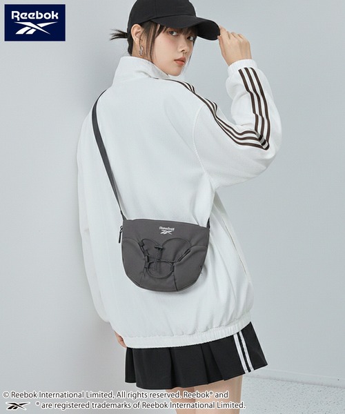 Reebok(リーボック)の「Reebok/リーボック ナイロンショルダーバッグ ドローコード 軽量 ボディバッグ(ボディバッグ/ウエストポーチ・メンズ・グレー系その他/ブラック/チャコール・FREE)」の15枚目の写真